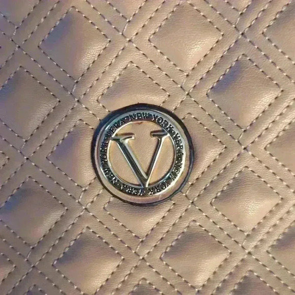 Vera Neumann leather tote purse, camel color - Picture 2 of 13